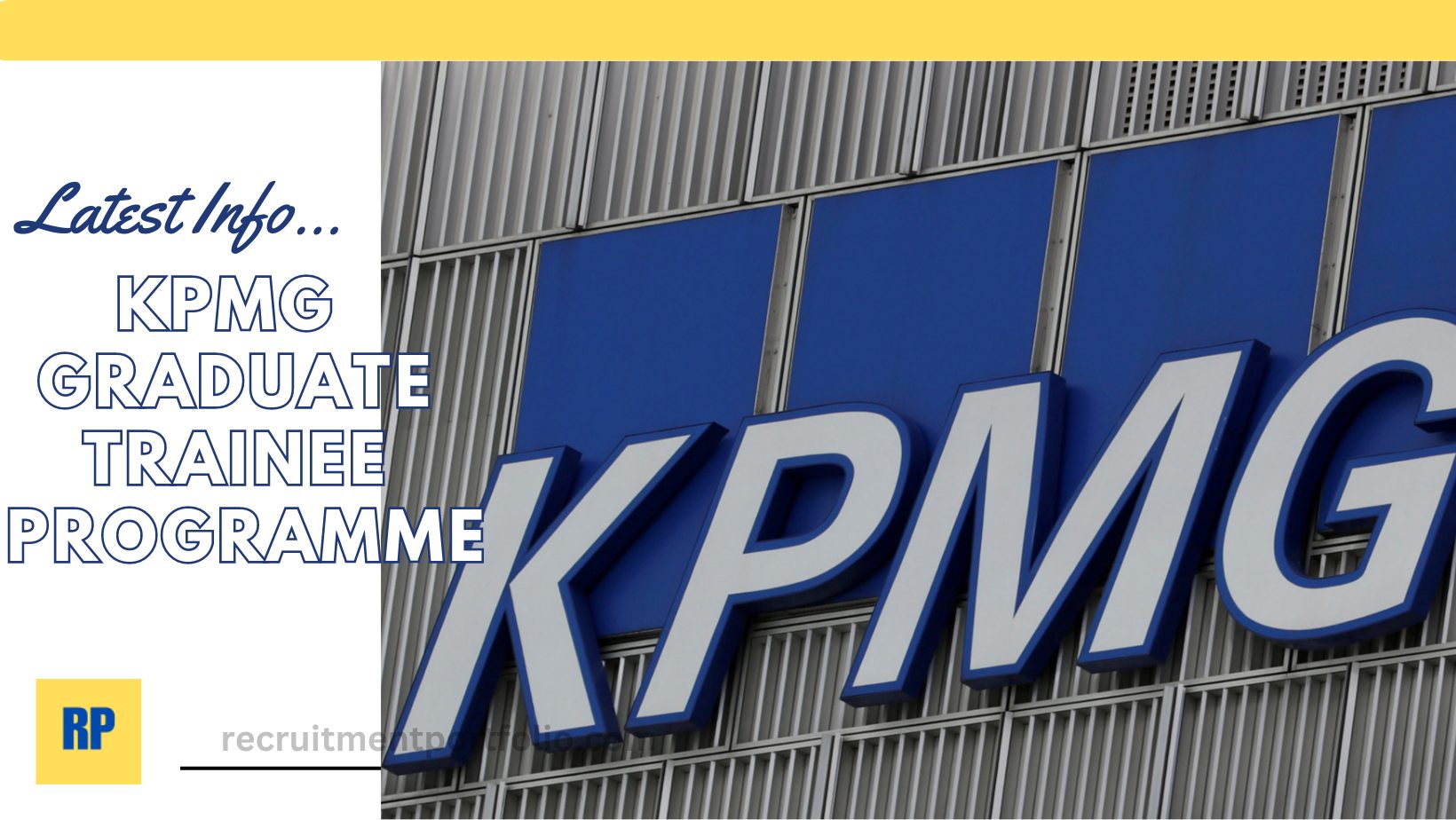 KPMG Nigeria Graduate Trainee Programme (2024)