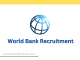 World Bank Recruitment
