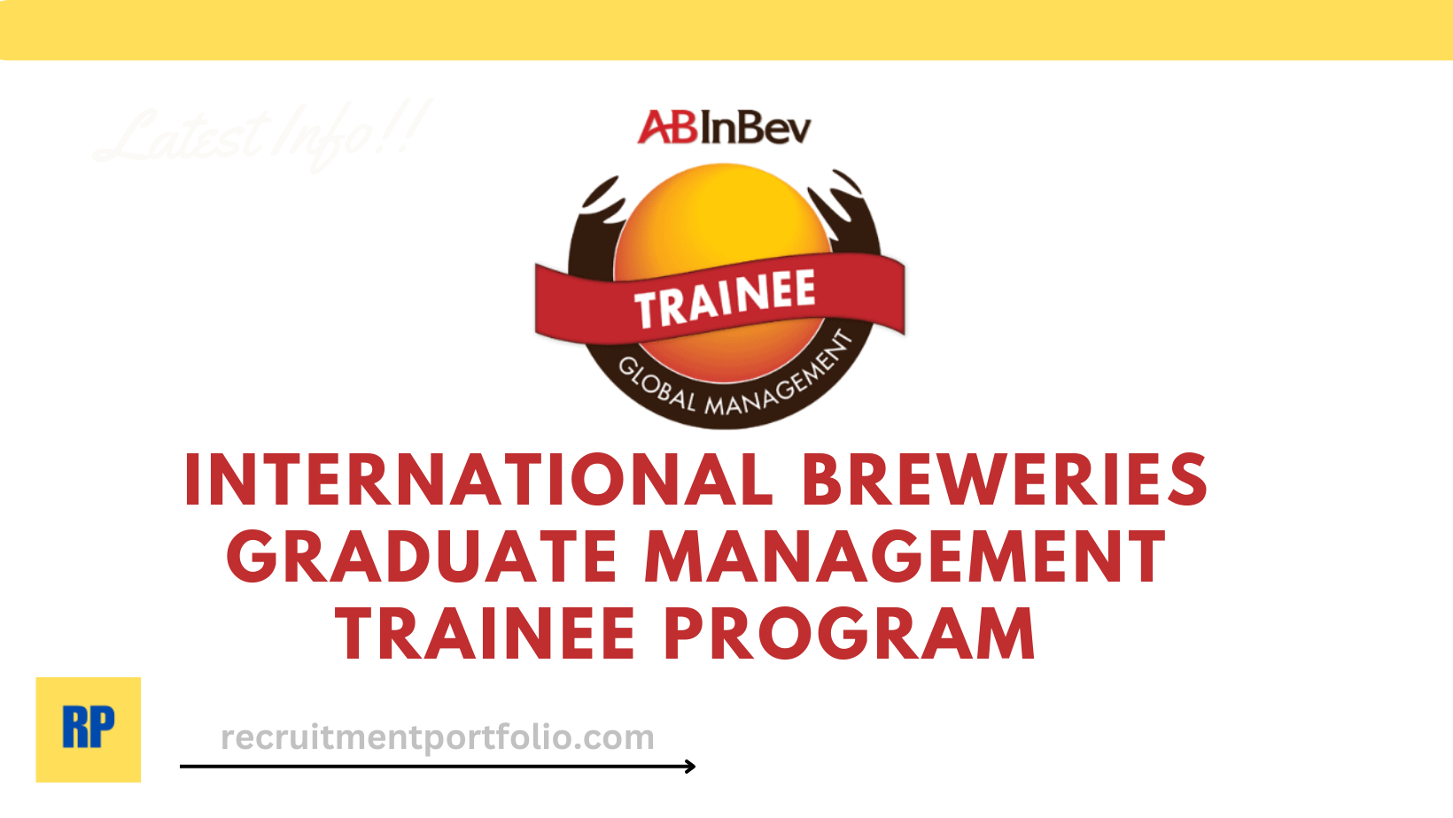 International Breweries Graduate Management Trainee Program (2024)