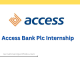 Access Bank Plc Internship