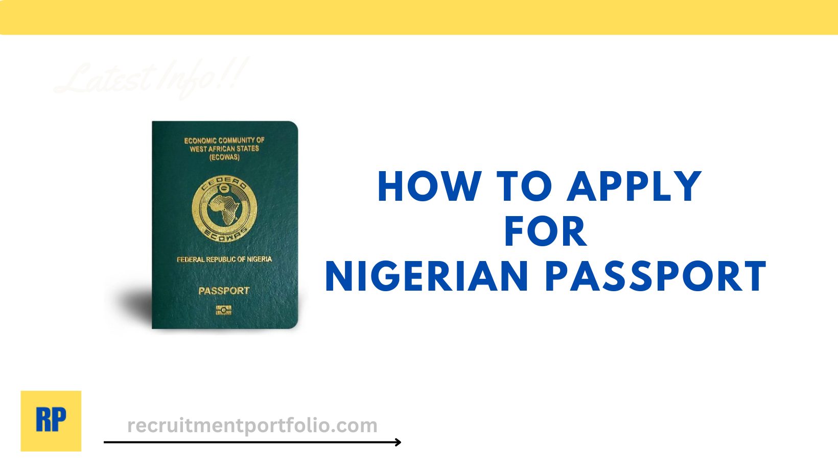 Apply for Nigerian Passport