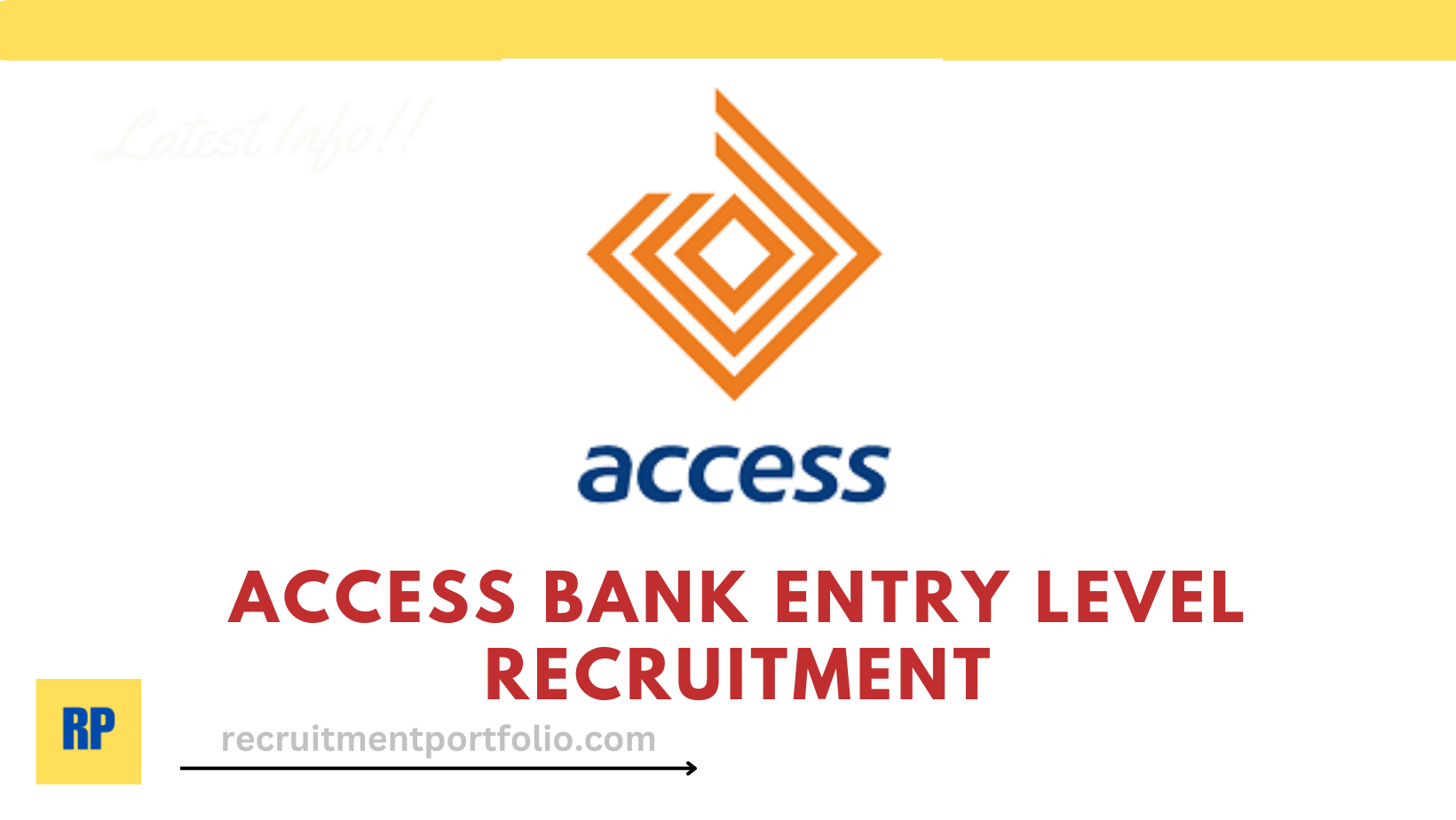 Access Bank Entry Level