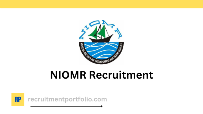 NIOMR Recruitment