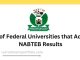Universities that Accept NABTEB