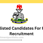 Shortlisted Candidates For Police