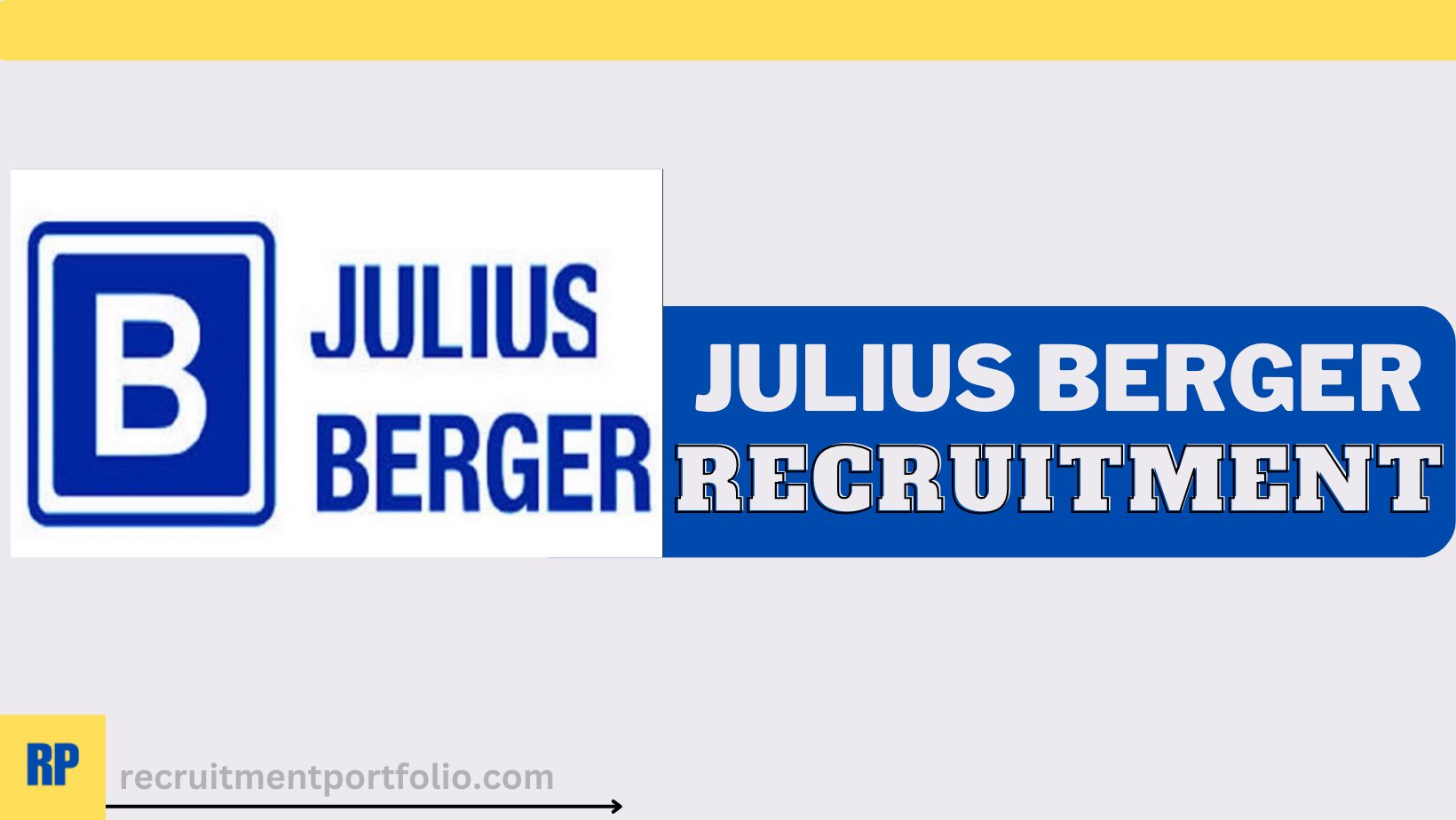 Julius Berger Recruitment