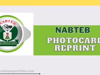 NABTEB Photocard