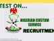 Latest on Nigerian Customs Service Recruitment