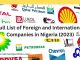 International Companies in Nigeria