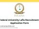 Federal University Lafia Recruitment
