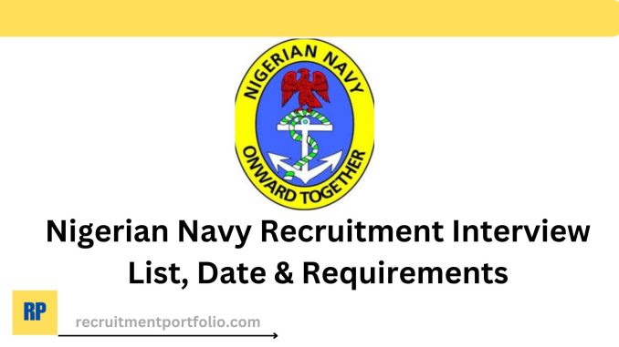 Nigerian Navy Recruitment Interview