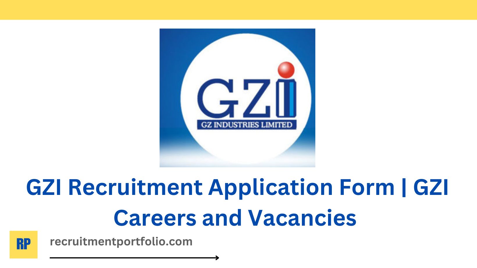 GZI Recruitment