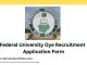 Federal University Oye Recruitment