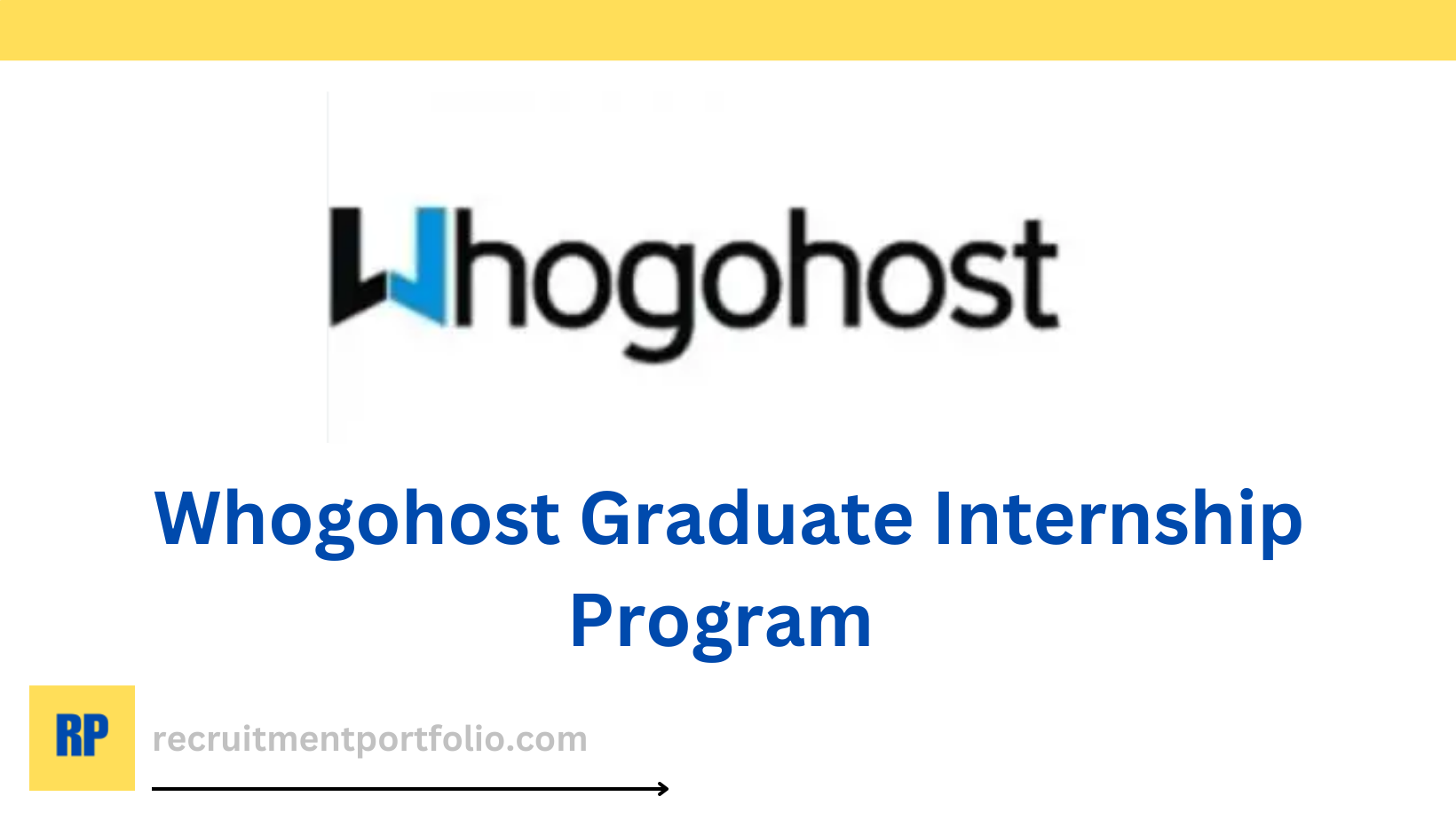 Whogohost Graduate Internship