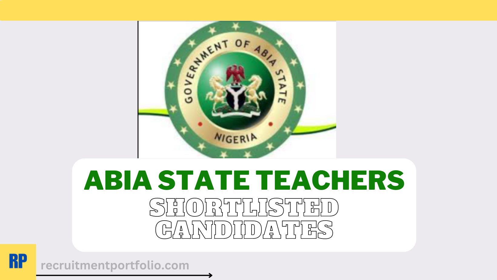 Abia State Teachers Shortlisted Candidates Final List