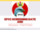 EFCC Screening Date And Examination Venues