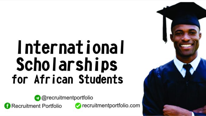 International Scholarship for african students