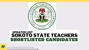 Sokoto State Teachers Shortlisted Candidates 
