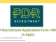 PDR Recruitment