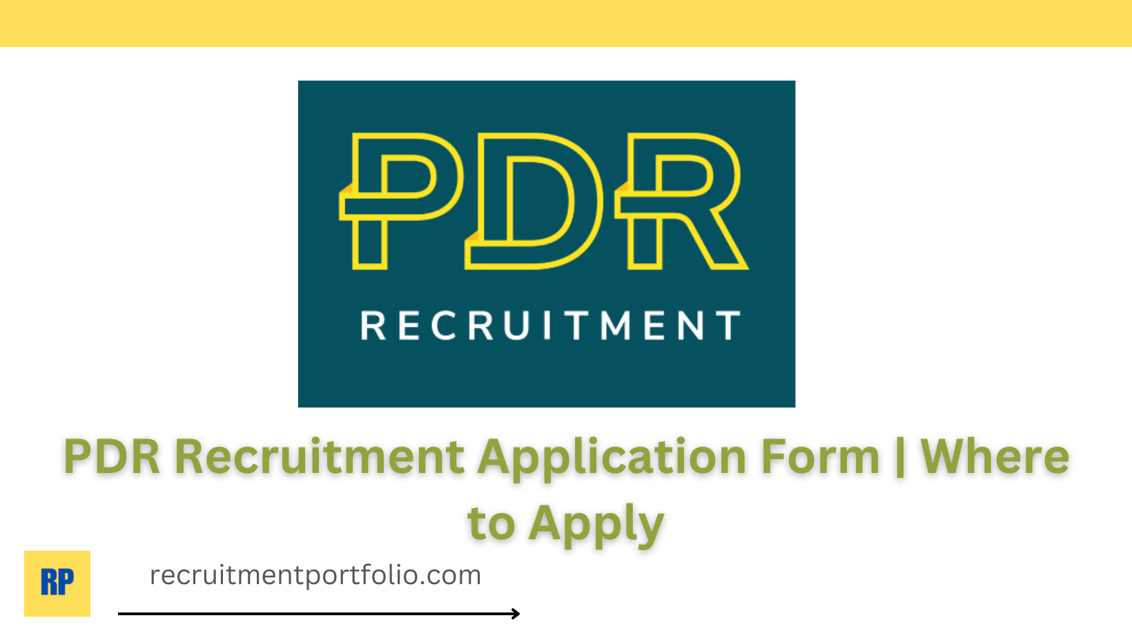 PDR Recruitment
