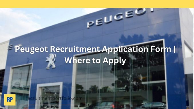 Peugeot Recruitment