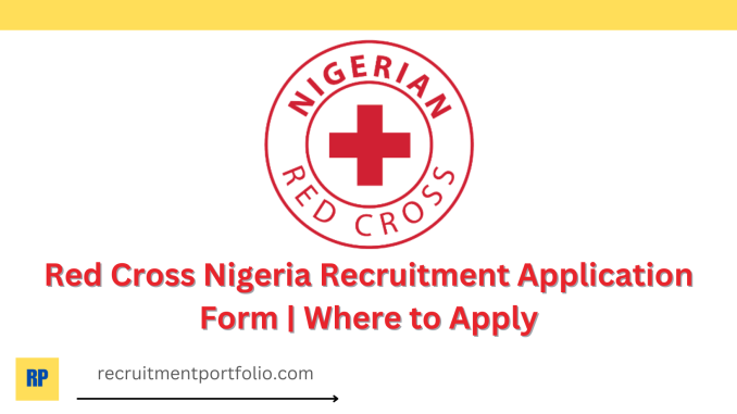 Red Cross Nigeria Recruitment