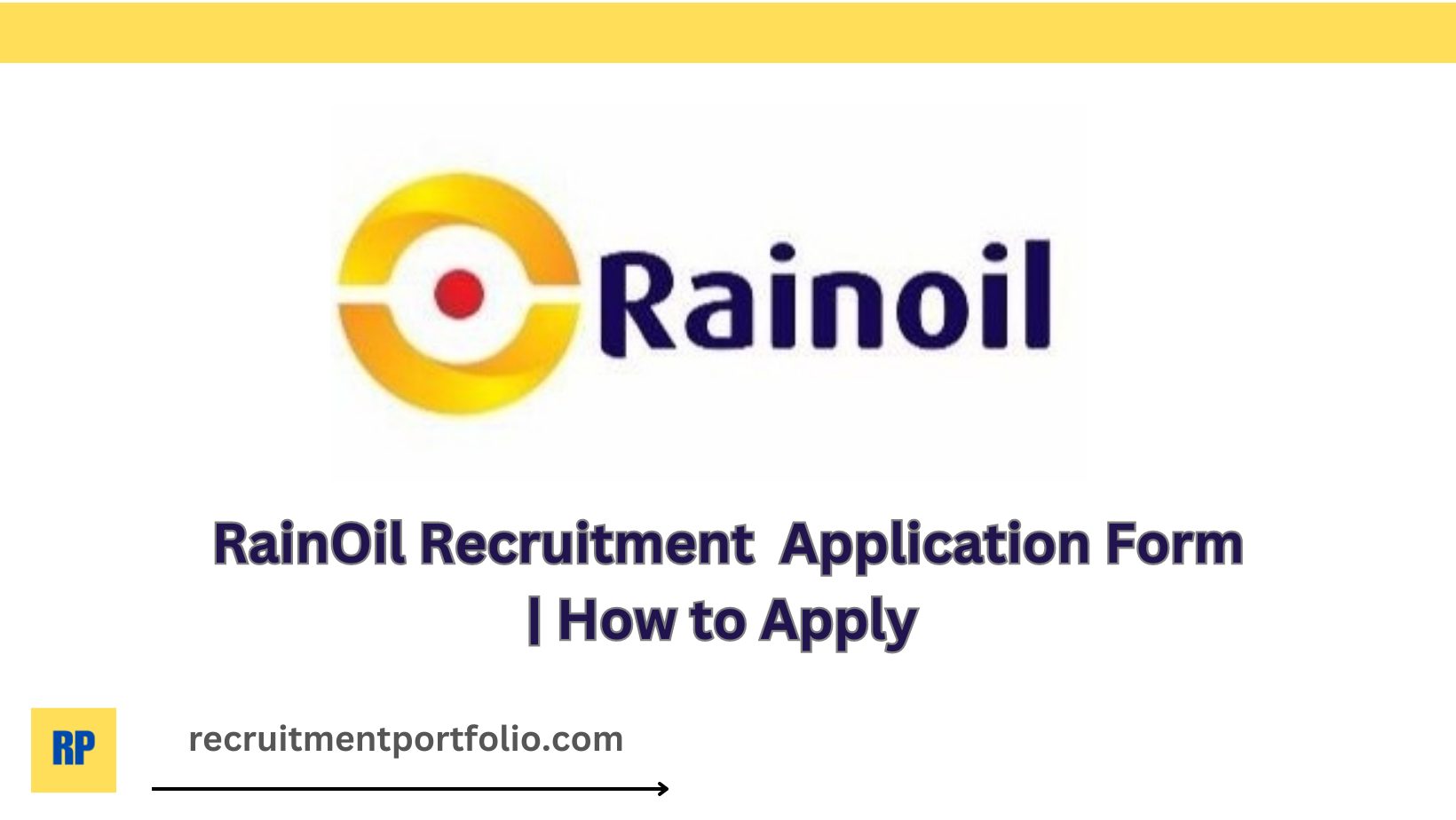 RainOil Recruitment