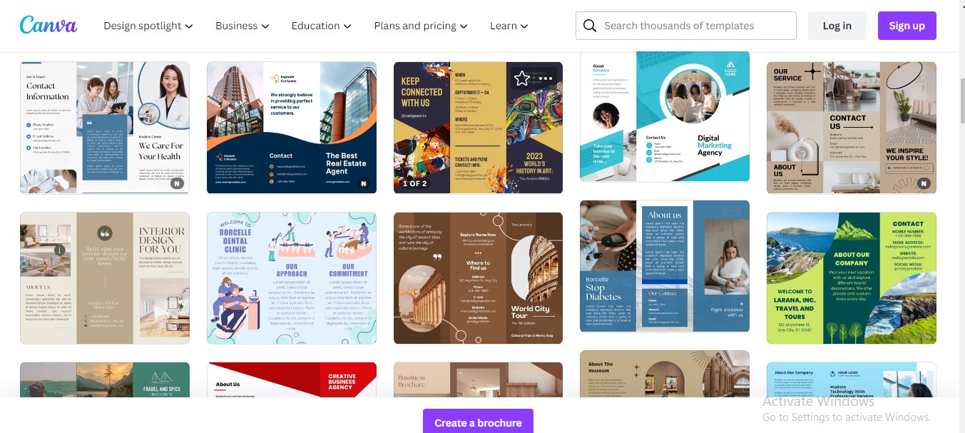 Canva Ebooks and Brochures