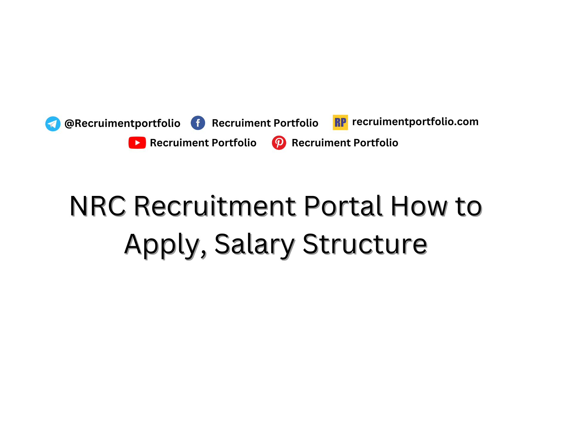 NRC Recruitment Portal