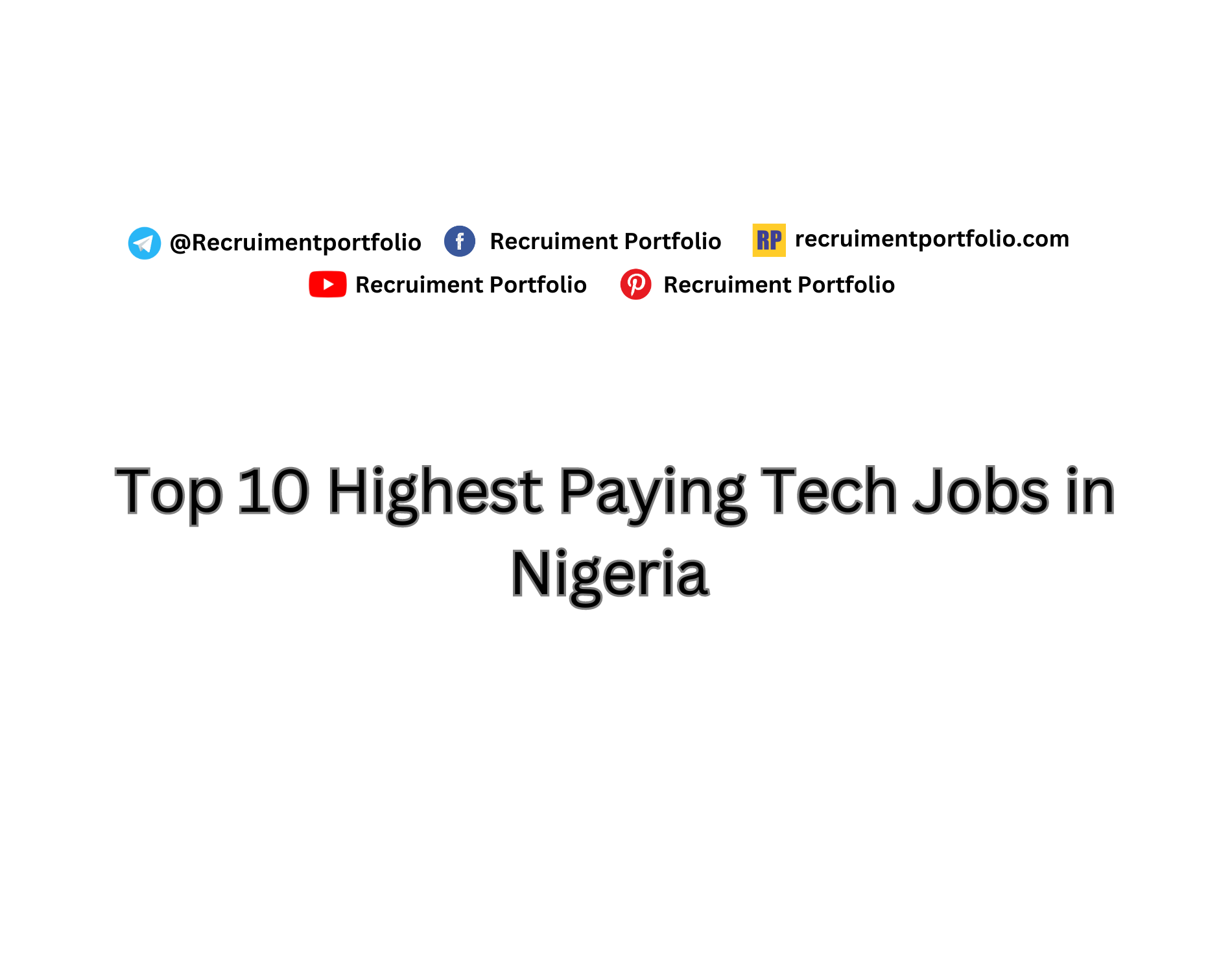 Top 10 Highest Paying Tech Jobs in Nigeria 2024