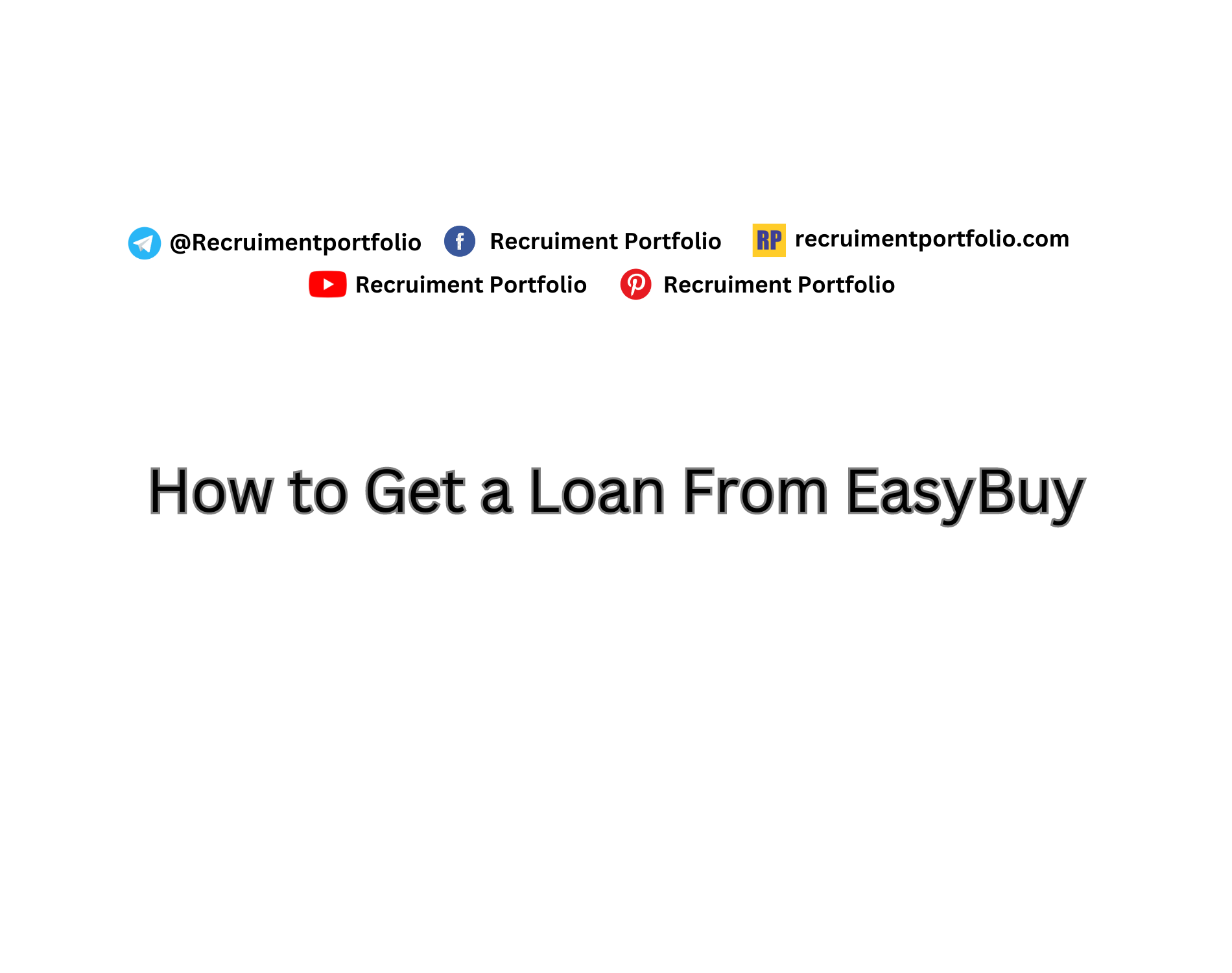 How to Get a Loan From EasyBuy in 2024