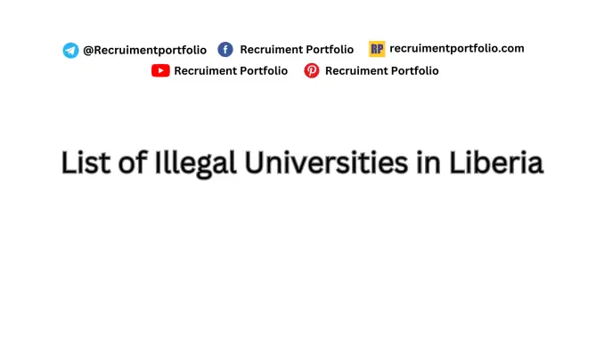 Illegal Universities in Liberia
