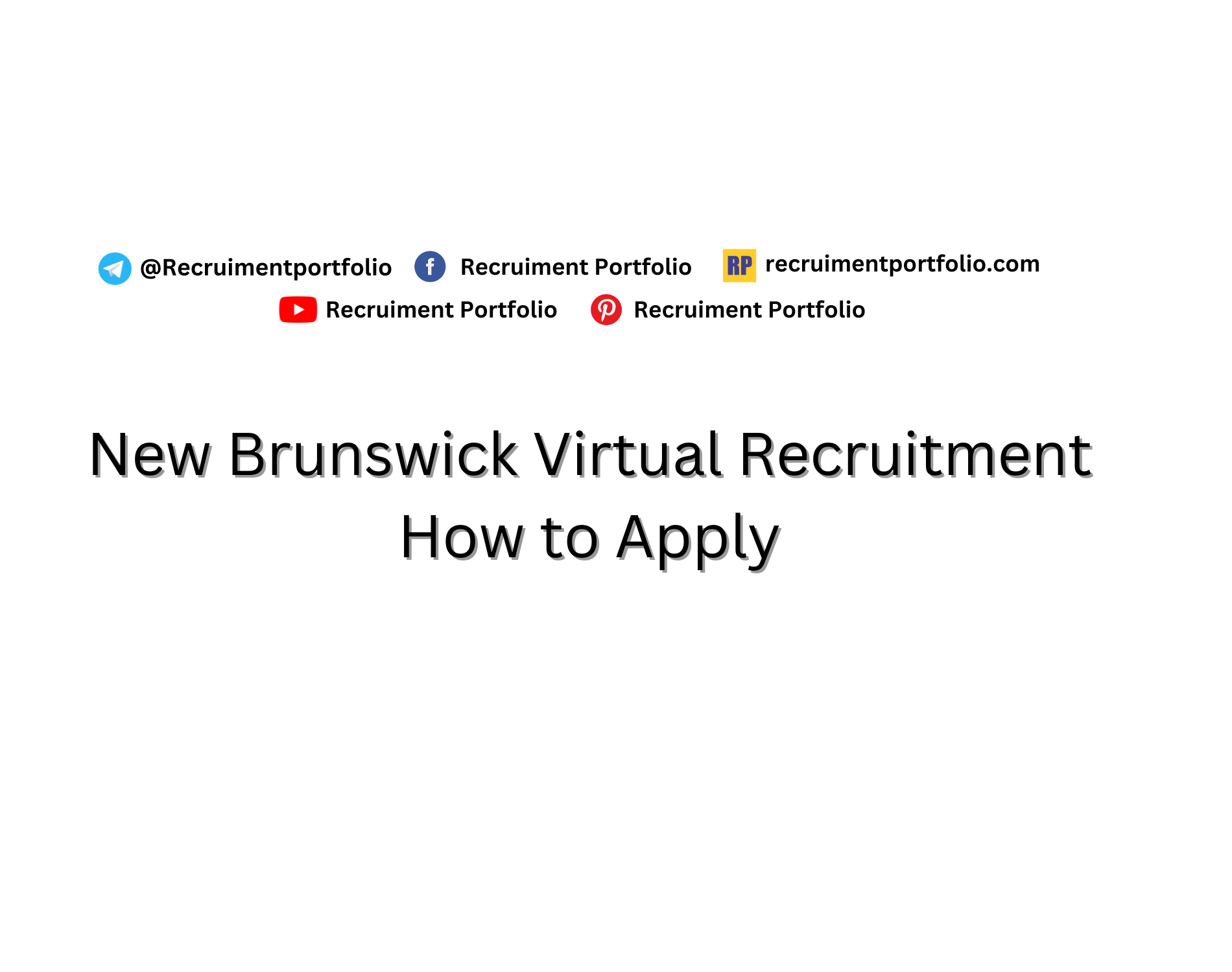 New Brunswick Virtual Recruitment