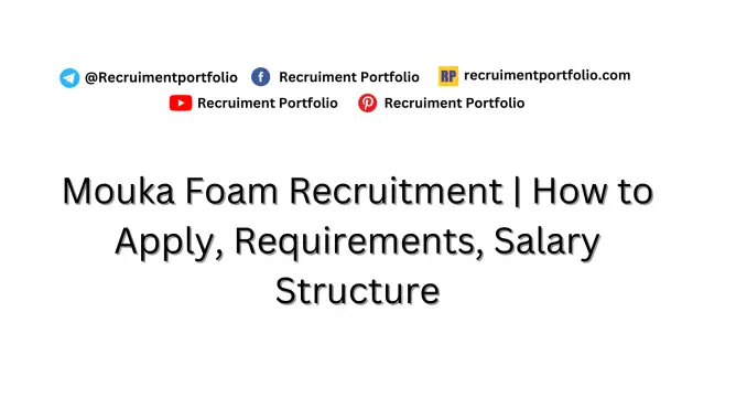 Mouka Foam Recruitment