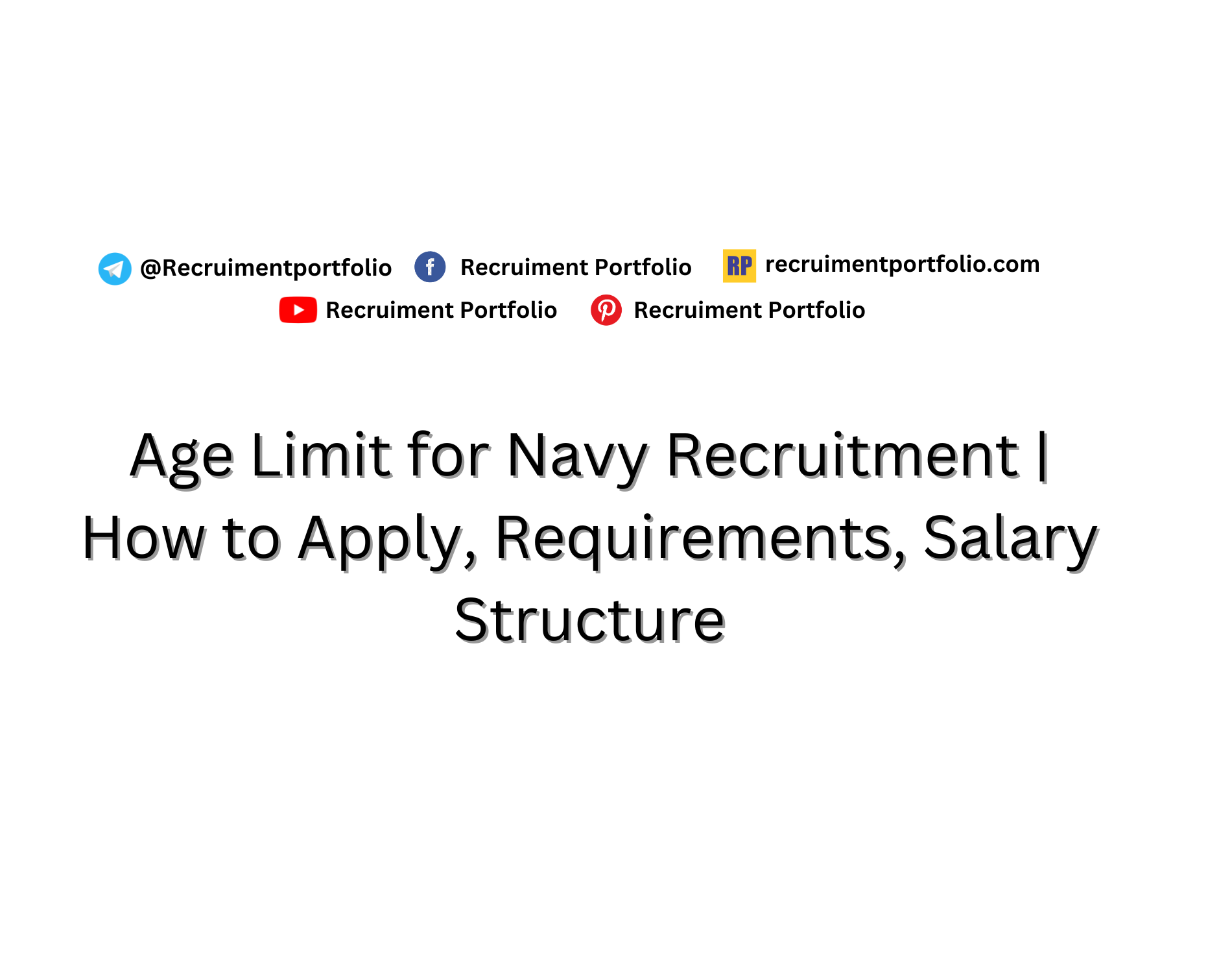 Age Limit for Navy Recruitment