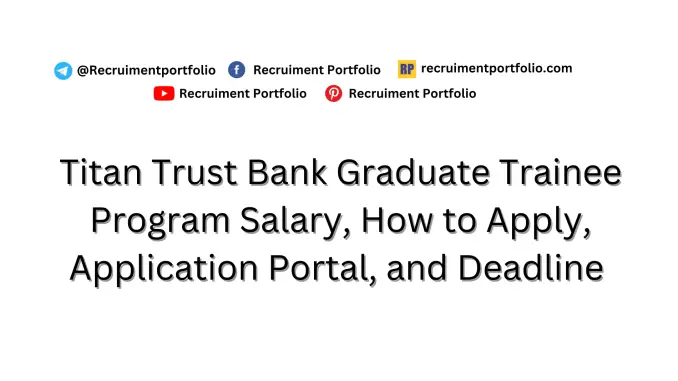 Titan Trust Bank Graduate