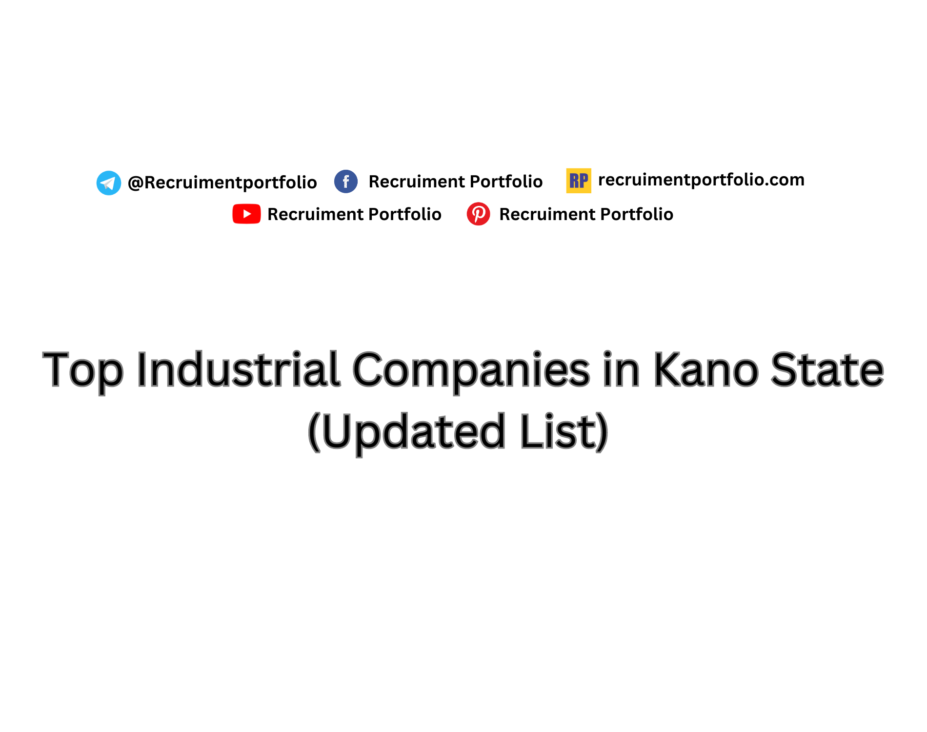 Industrial Companies in Kano