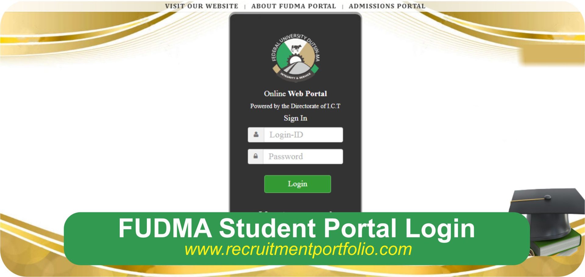 FUDMA Student Portal Login, Admission, School Fees, Post UTME 2024/2025 