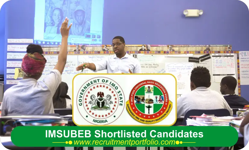 IMSUBEB Shortlisted Candidates 2024/2025 PDF Download