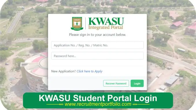 KWASU Student Portal Login