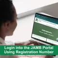 Login into the JAMB Portal Using Registration Number