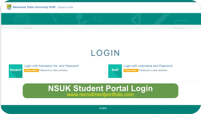 NSUK Student Portal Login | How to Login – portal.nsuk.edu.ng