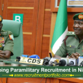 Ongoing Paramilitary Recruitment in Nigeria