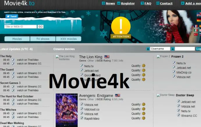 Movies4K Sites