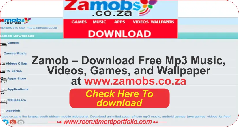 Zamob – Download Free Mp3 Music, Videos, Games, and Wallpaper at www.zamobs.co.za