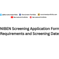 UNIBEN Screening Application Form