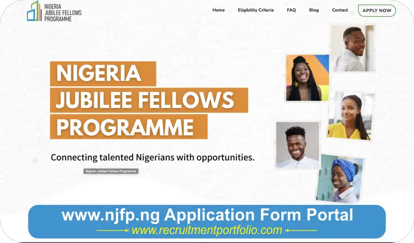 www.njfp.ng Application Form Portal Is Open – APPLY HERE NOW