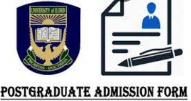 Unilorin Postgraduate Admission Form