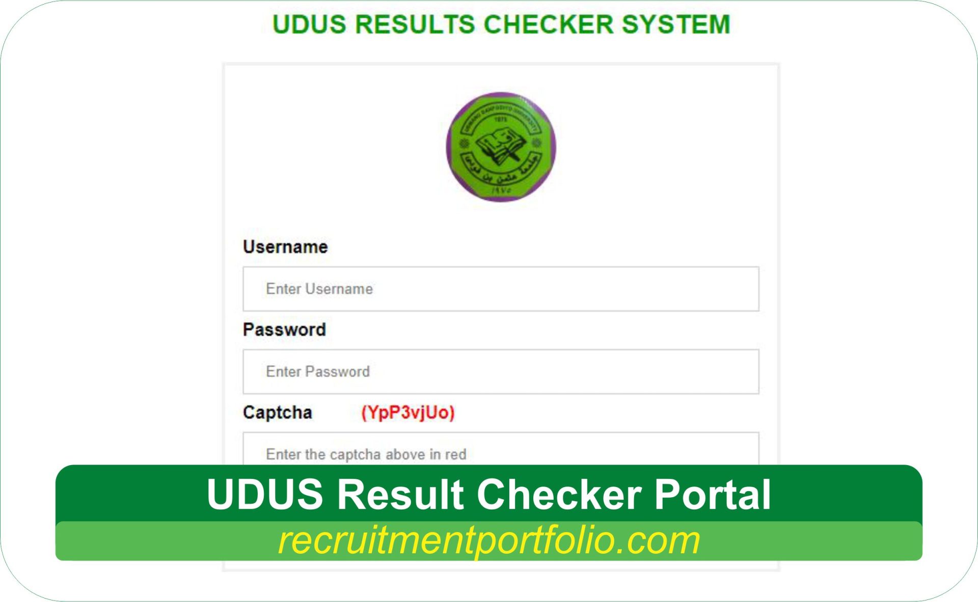 UDUS Result Checker Portal 2024/2025 First and Second Semester