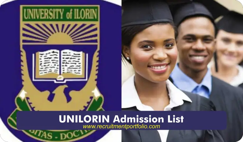 UNILORIN Admission List for 2024/2025 Academic Session 